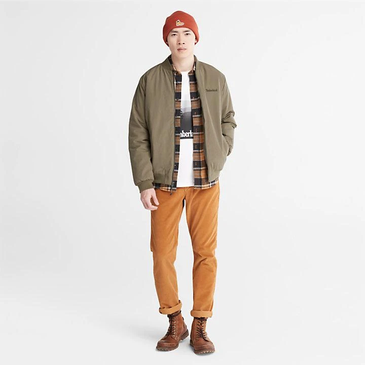 商品Timberland|Thermarange™ Eco-Insulation Bomber Jacket for Men in Green,价格¥1096,第3张图片详细描述