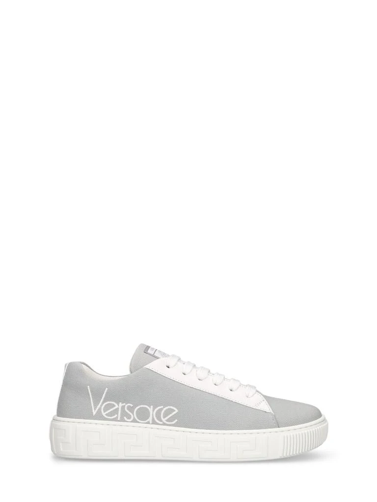 商品Versace|Leather Lace-up Sneakers,价格¥3172,第1张图片