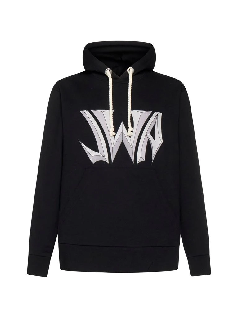 商品JW Anderson|JW Anderson Logo Printed Drawstring Hoodie,价格¥1346,第1张图片