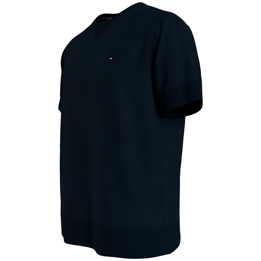 Men's French Terry Short Sleeve Beach T-Shirt商品第3张图片规格展示