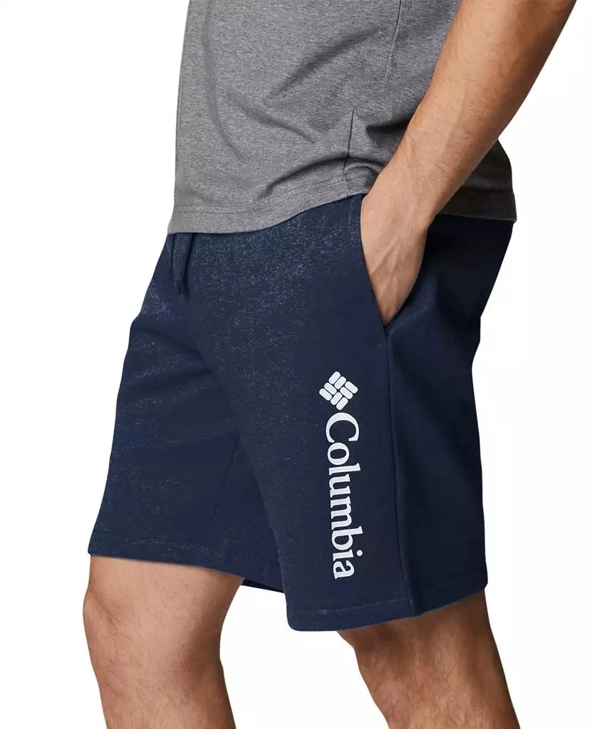 商品Columbia|Men's Trek Relaxed-Fit Stretch Logo-Print Fleece Shorts,价格¥282,第3张图片详细描述