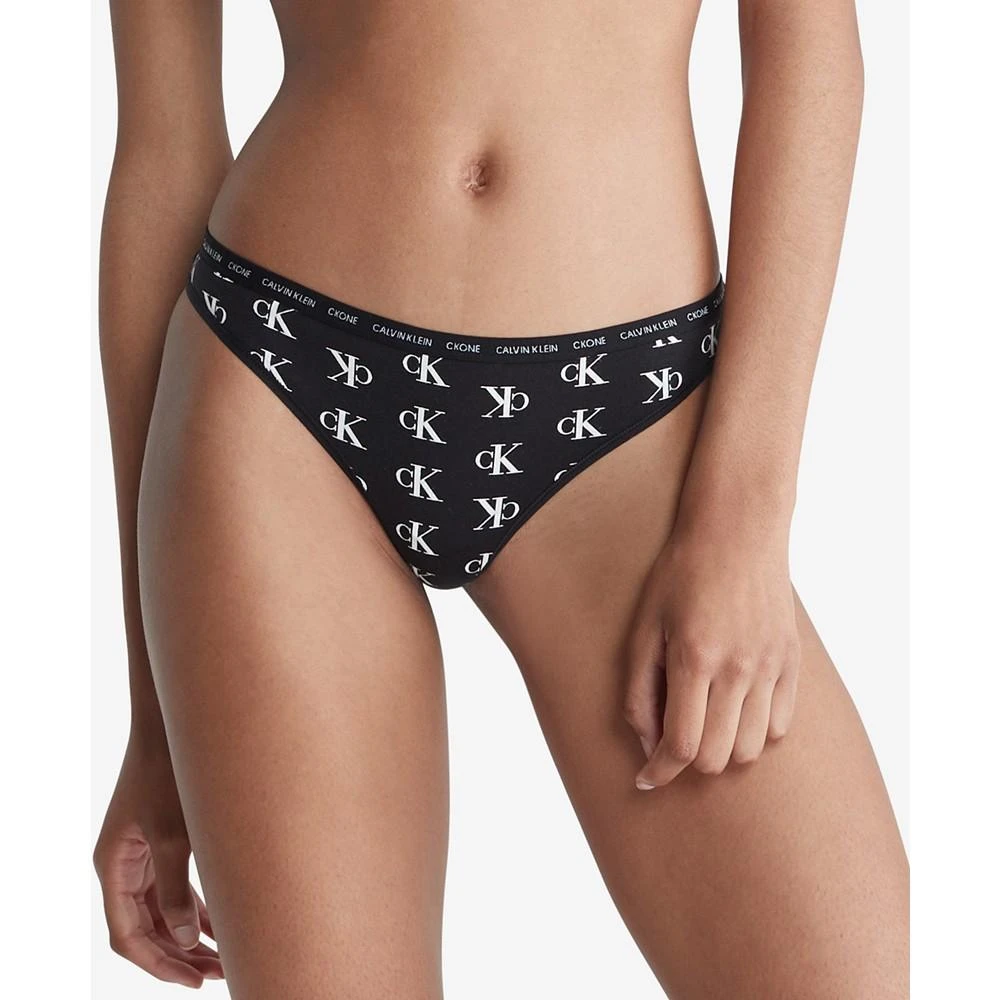 商品Calvin Klein|CK One Cotton Singles Thong Underwear QD3783,价格¥45,第1张图片