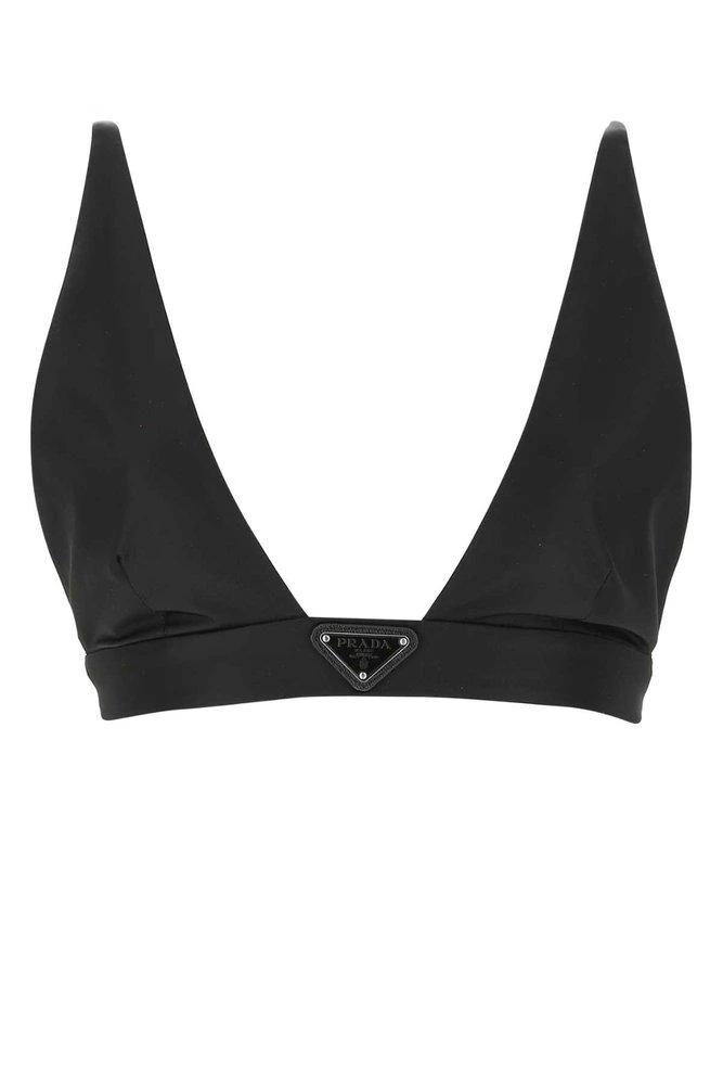 商品Prada|Prada Re-Nylon Logo Plaque Bra Top,价格¥5097,第1张图片