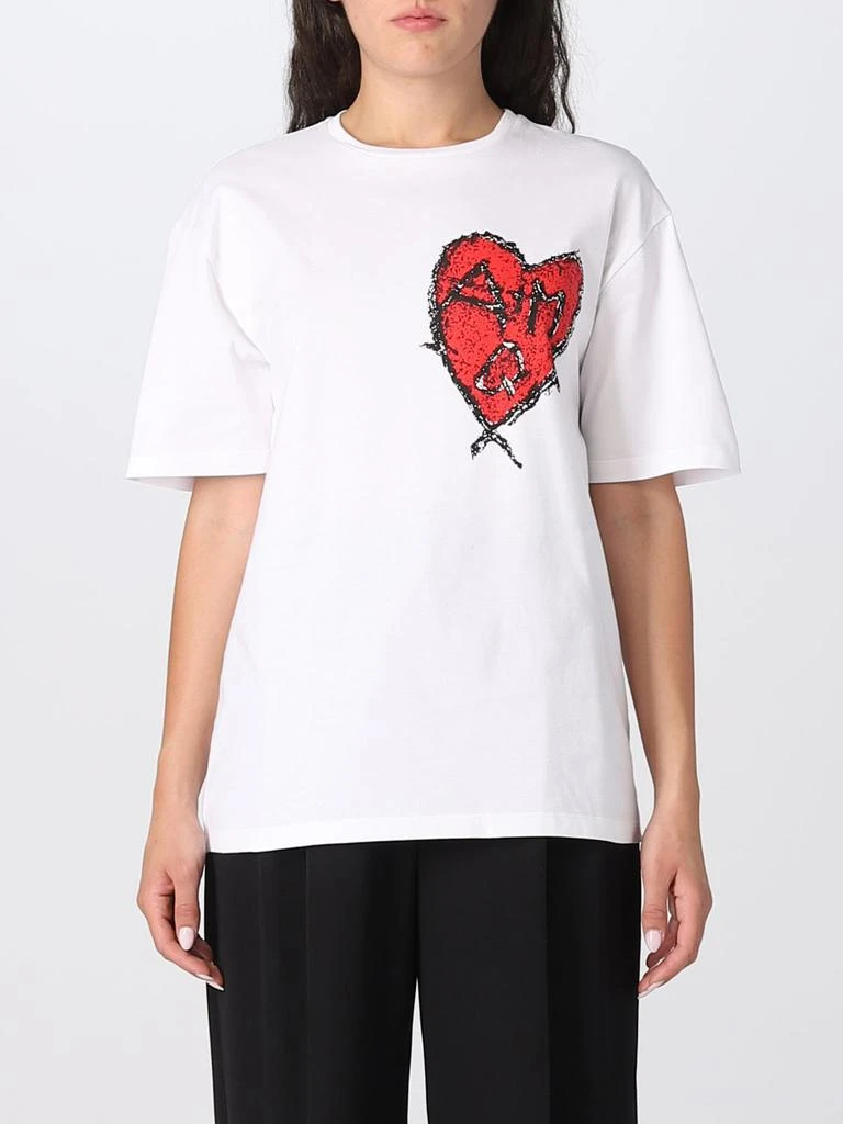 商品Alexander McQueen|Alexander McQueen t-shirt with heart print,价格¥1406,第1张图片