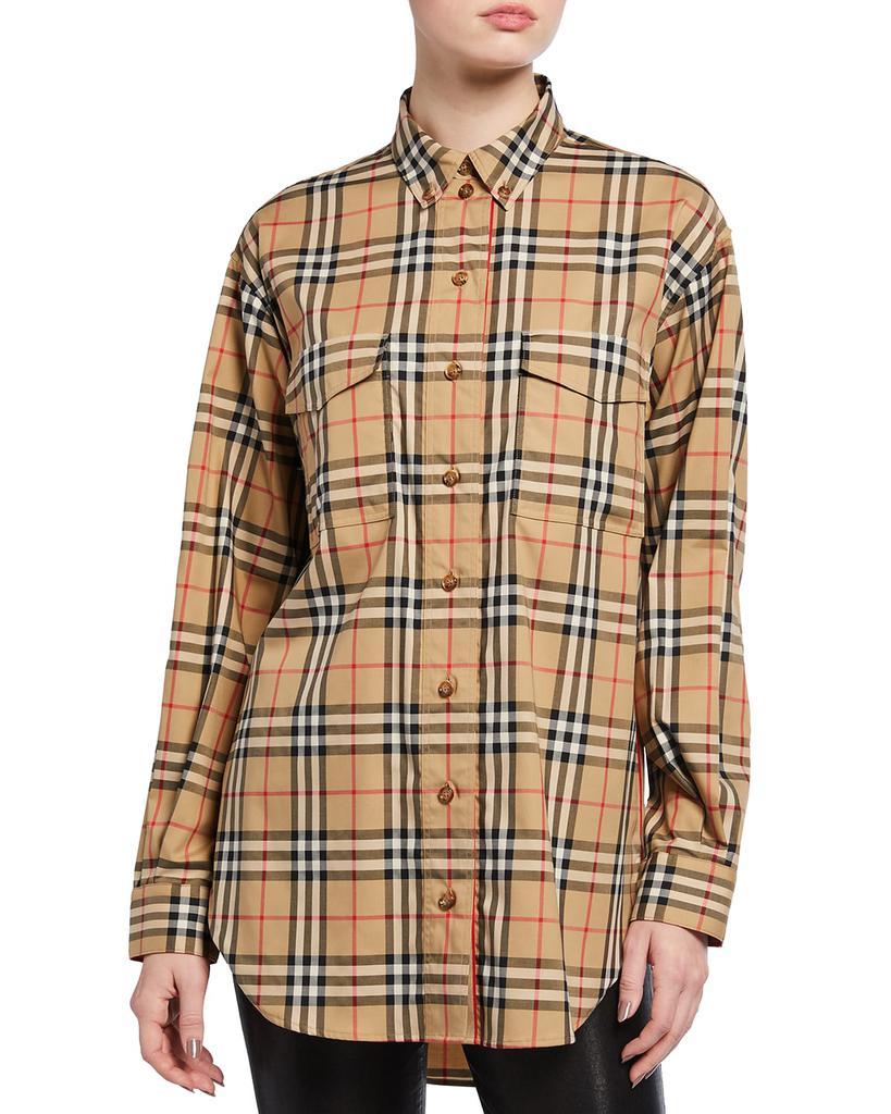 商品Burberry|Turnstone Check Shirt,价格¥4152,第1张图片