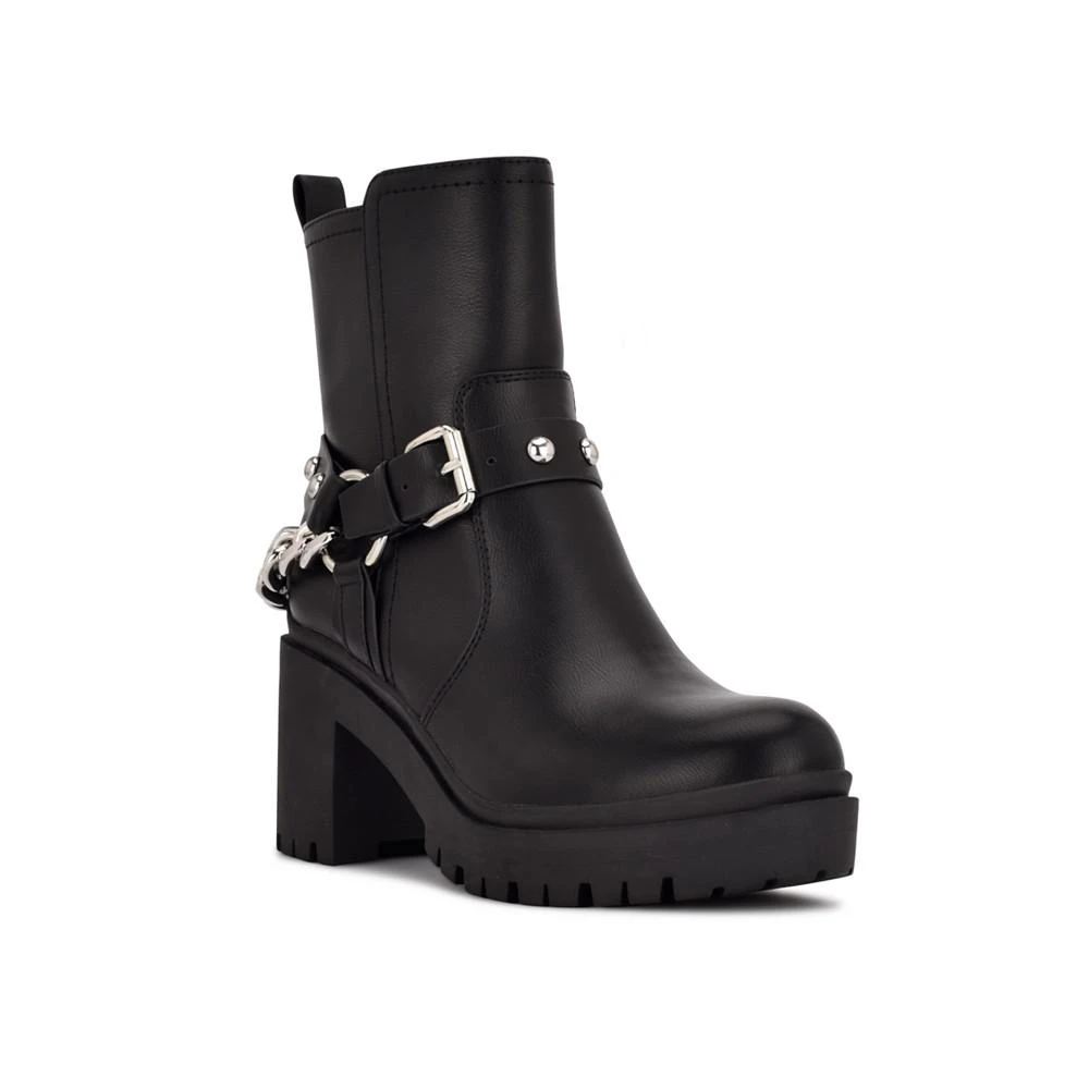 商品Nine West|Women's Quili Block Heeled Booties,价格¥635,第1张图片