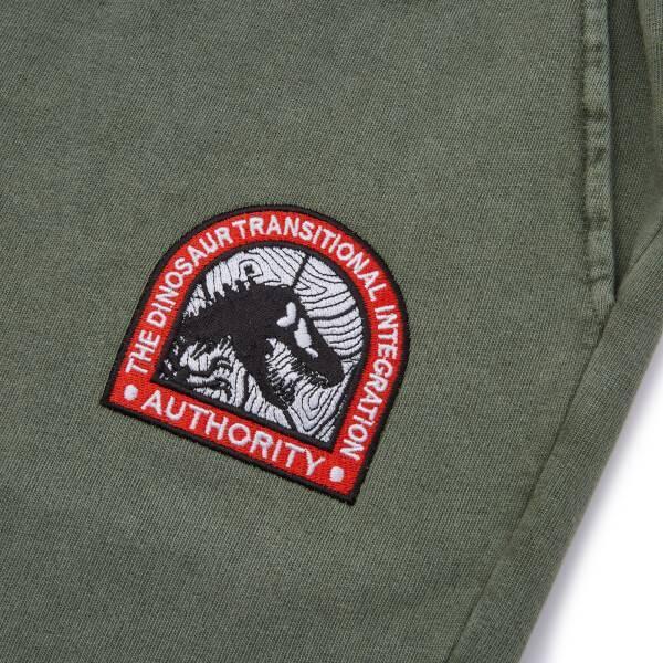 商品Jurassic World DTIA Ranger Embroidered Unisex Jog Shorts - Khaki,价格¥169,第5张图片详细描述