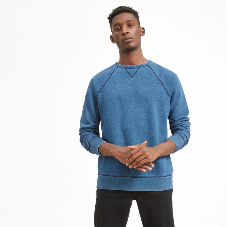 商品Everlane|The Indigo French Terry Crew,价格¥411,第4张图片详细描述