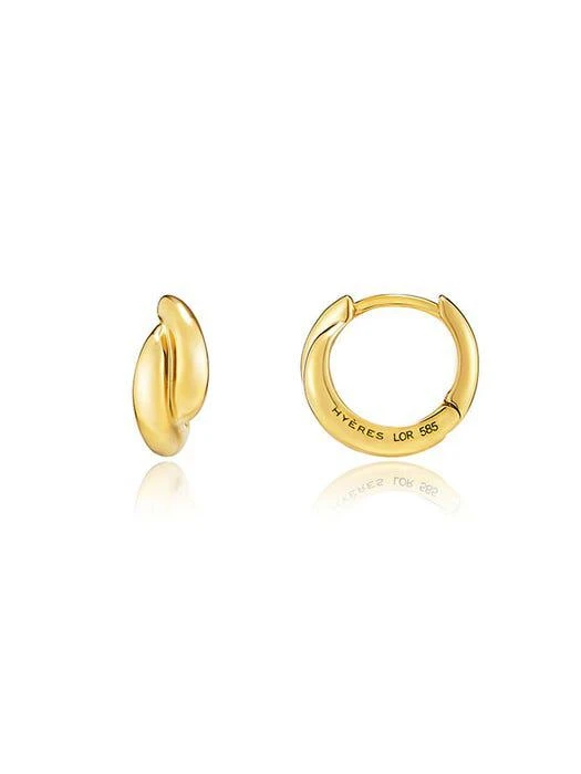 商品hyeres-lor|Etrive 14K One Touch Earrings,价格¥2561,第2张图片详细描述