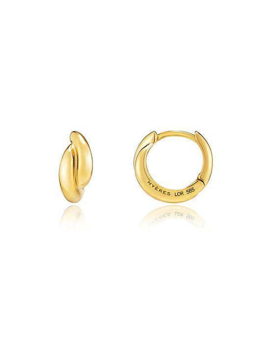 商品hyeres-lor|Etrive 14K One Touch Earrings,价格¥2276,第4张图片详细描述
