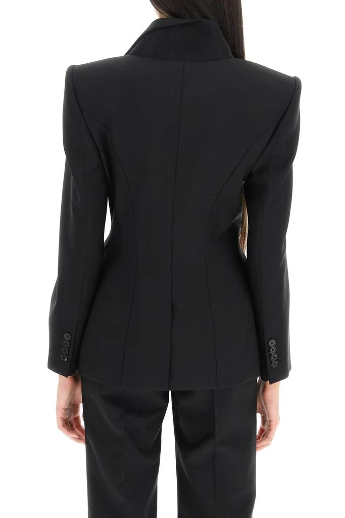 商品Alexander McQueen|Alexander Mcqueen Asymmetric Tailored Jacket,价格¥11606,第3张图片详细描述