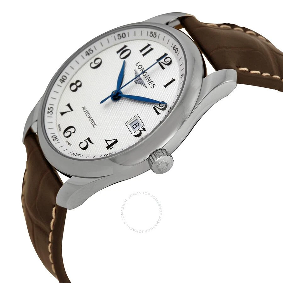 商品Longines|Master Automatic Silver Dial Brown Leather Watch L27934783,价格¥11289,第2张图片详细描述