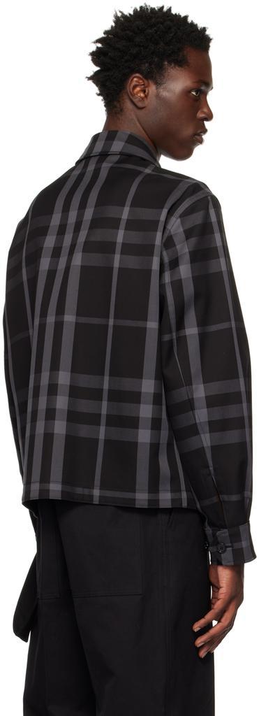 商品Burberry|灰色 & 黑色 Harrington 双面夹克,价格¥13563,第5张图片详细描述