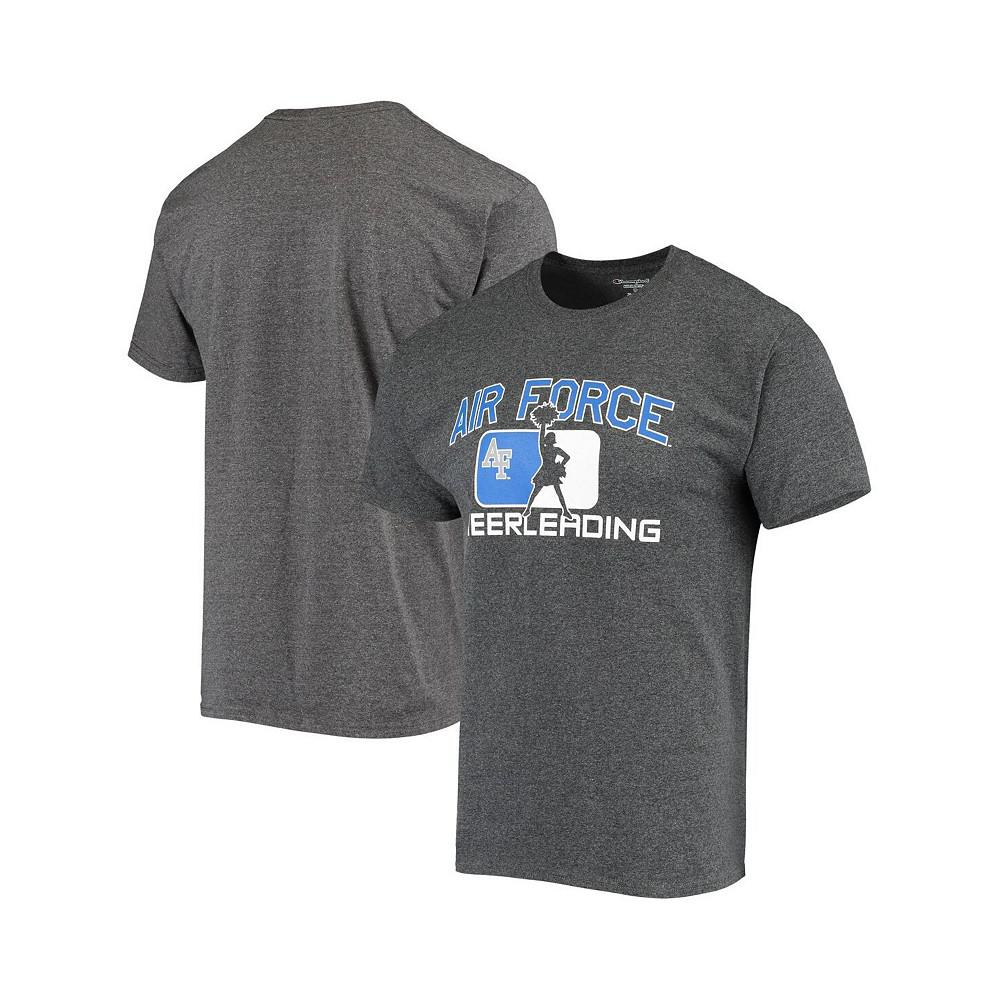 Men's Heathered Charcoal Air Force Falcons Cheerleading T-shirt商品第1张图片规格展示