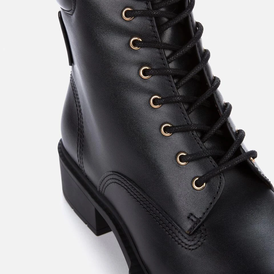 商品Coach|COACH WOMEN'S LORIMER LEATHER LACE UP BOOTS - BLACK,价格¥777,第4张图片详细描述