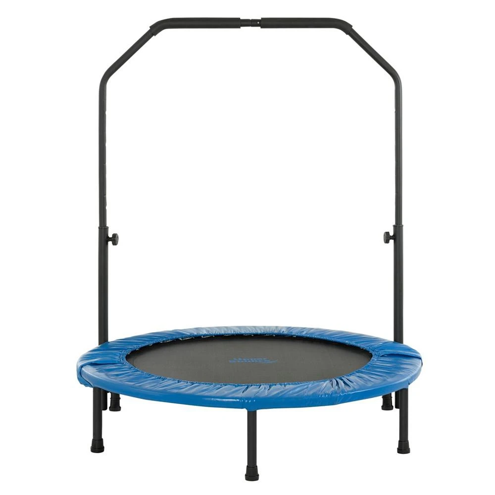 商品Champ Celebrations|Upperbounce Mini Foldable Rebounder Fitness Trampoline with Adjustable Handrail,价格¥1495,第1张图片