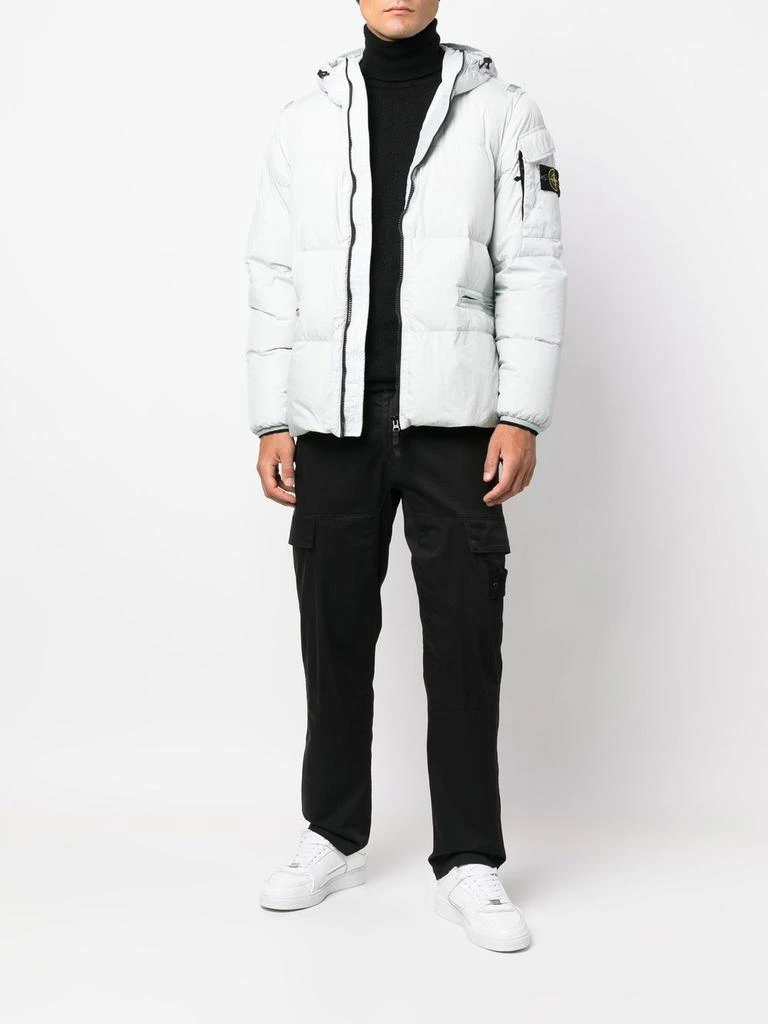 商品Stone Island|STONE ISLAND - Down Jacket With Logo,价格¥8752,第2张图片详细描述