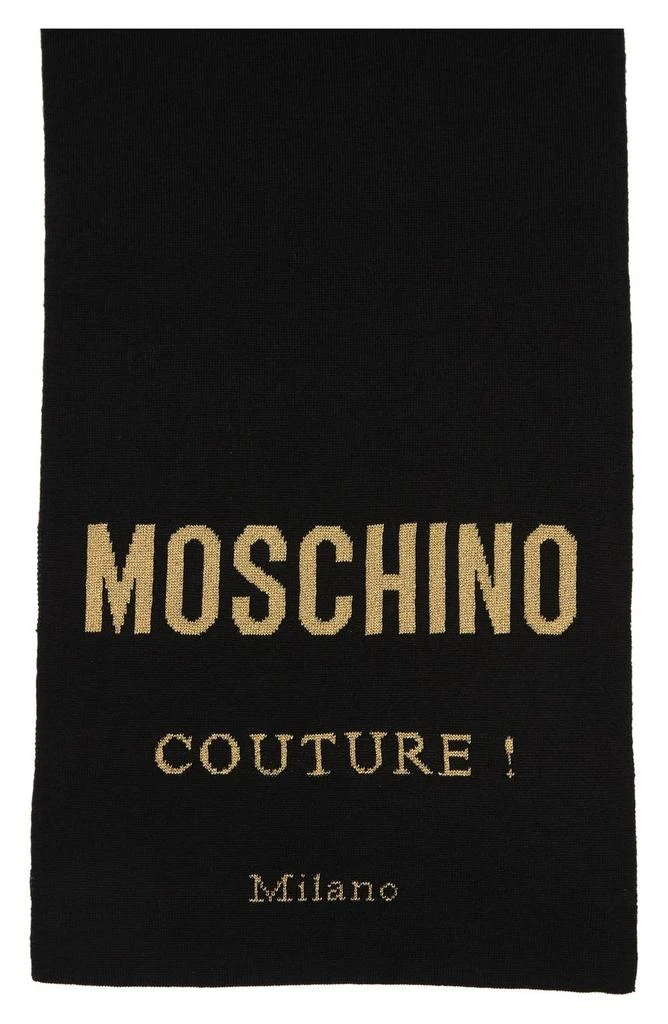 商品Moschino|Print Wool Blend Scarf,价格¥751,第2张图片详细描述