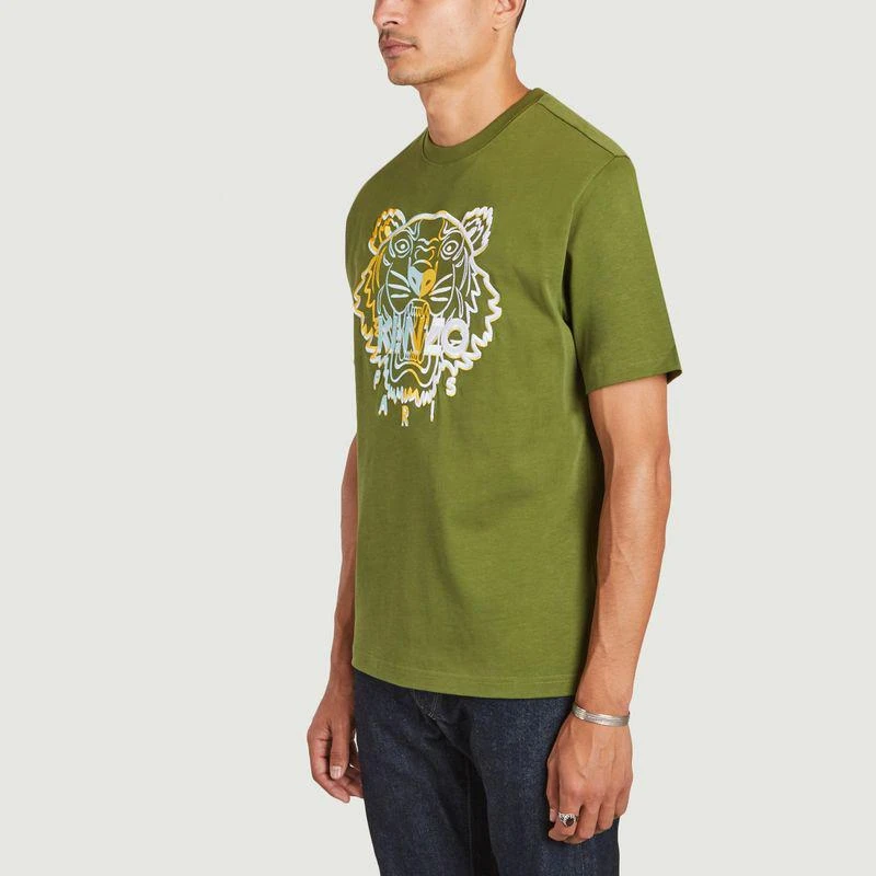 商品Kenzo|Tiger Seasonal T-shirt Olive Kenzo,价格¥690,第2张图片详细描述