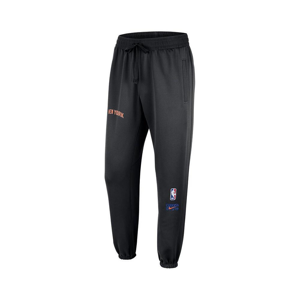 商品NIKE|Men's Black New York Knicks 2022/23 City Edition Showtime ThermaFlex Sweatpants,价格¥859,第4张图片详细描述