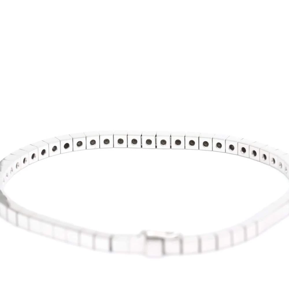 商品[二手商品] Cartier|Cartier Lanieres 18K White Gold Bracelet 18,价格¥17747,第5张图片详细描述