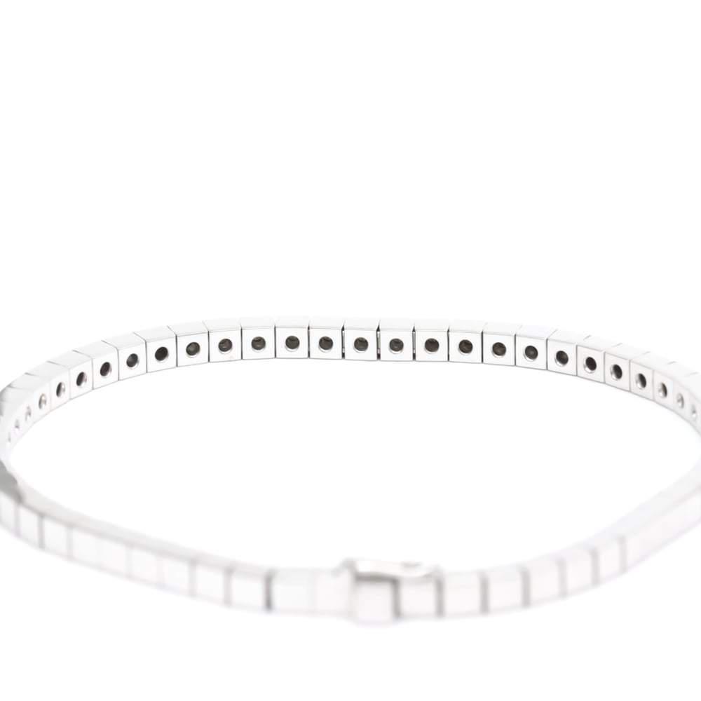 商品[二手商品] Cartier|Cartier Lanieres 18K White Gold Bracelet 18,价格¥14178,第7张图片详细描述