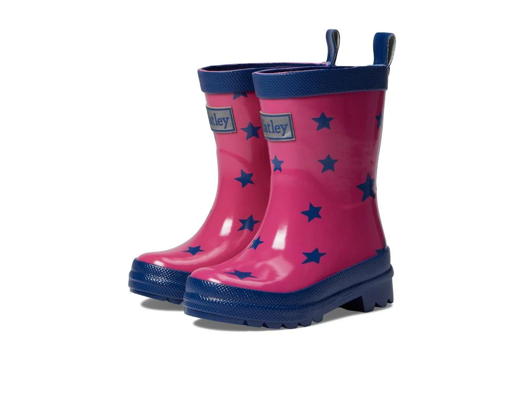 商品Hatley|Glitter Stars Shiny Rain Boots (Toddler/Little Kid/Big Kid),价格¥227,第1张图片