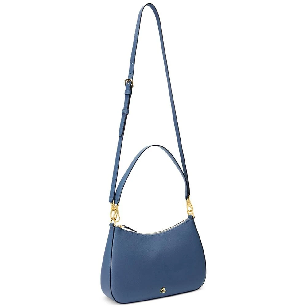 商品Ralph Lauren|Women's Crosshatch Leather Medium Danni Shoulder Bag,价格¥1025,第2张图片详细描述