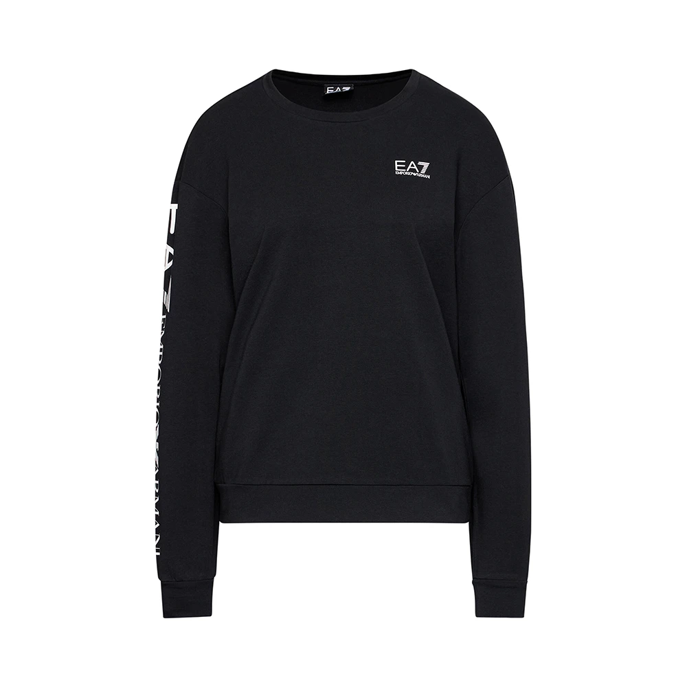商品Emporio Armani|EMPORIO ARMANI 黑色女士卫衣/帽衫 3KTM16-TJ5FZ-1451,价格¥647,第1张图片