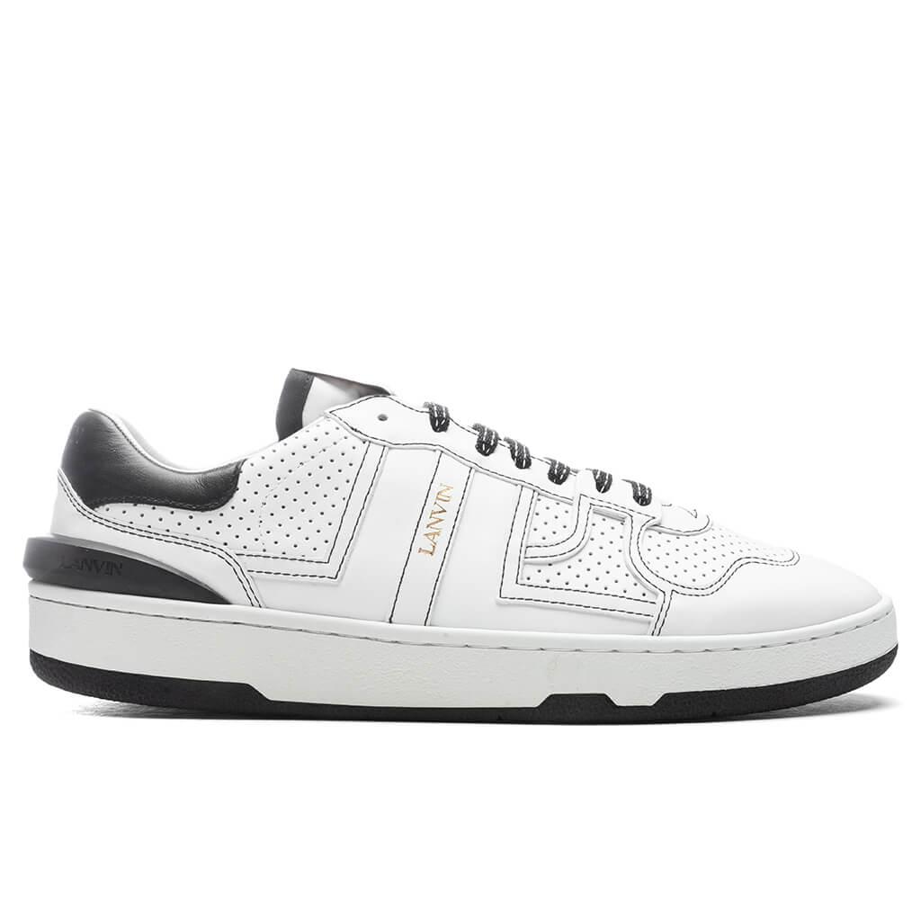 Lanvin Clay Low Top Sneakers - White/Black商品第1张图片规格展示