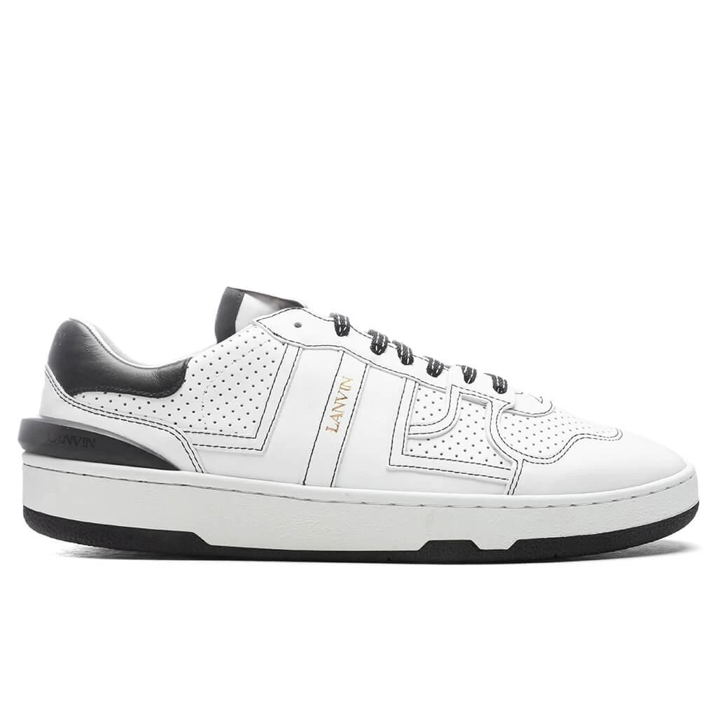 商品Lanvin|Lanvin Clay Low Top Sneakers - White/Black,价格¥3469,第1张图片