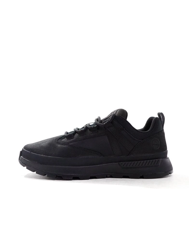 商品Timberland|Timberland euro trekker low trainers in black nubuck leather,价格¥756,第2张图片详细描述