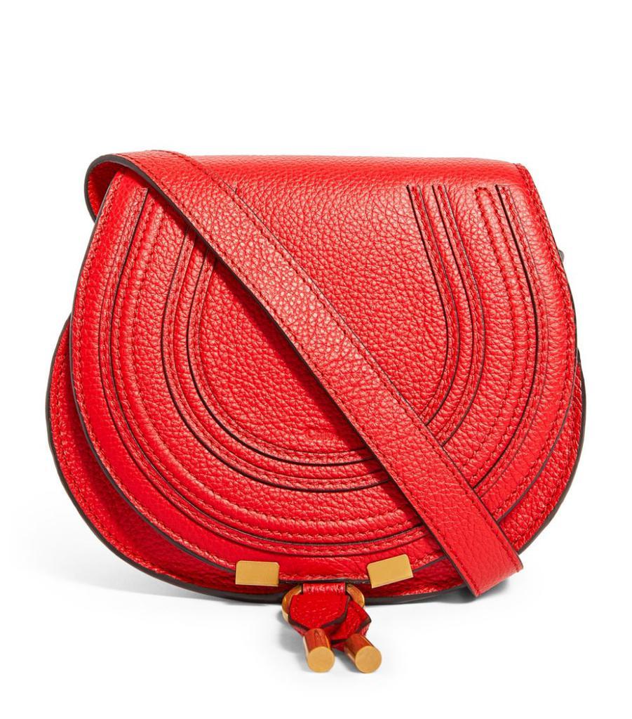 商品Chloé|Small Leather Marcie Saddle Bag,价格¥7348,第1张图片