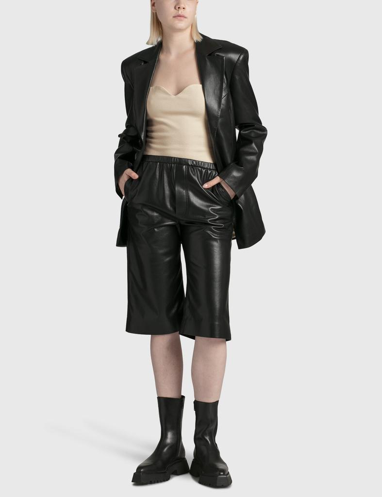 商品Nanushka|Wendel Leather Shorts,价格¥1091,第6张图片详细描述