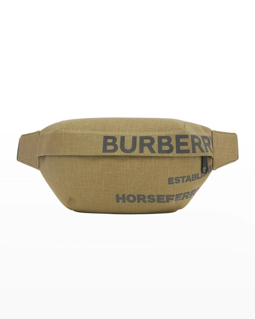 商品Burberry|Men's Horseferry-Print Nylon Canvas Sonny Bum Belt Bag,价格¥2762,第1张图片