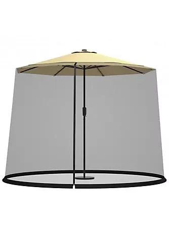 商品Costway|9  10 Feet Outdoor Umbrella Table Screen Mosquito Bug Insect Net,价格¥293,第1张图片