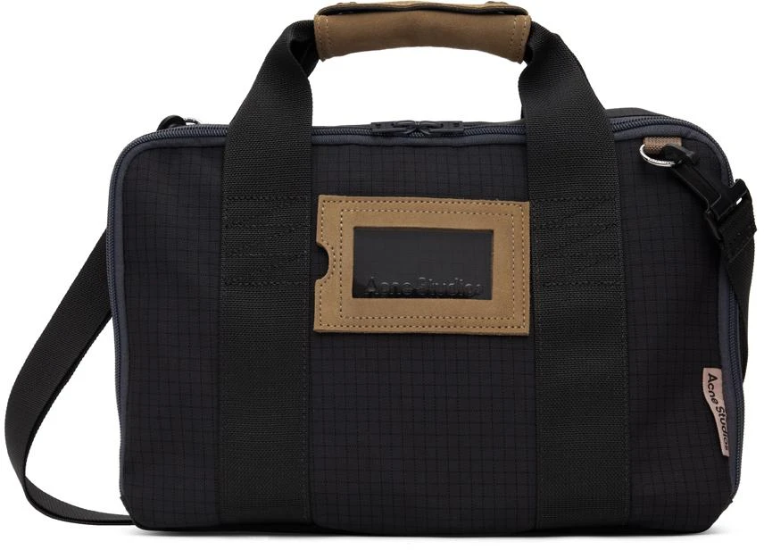 商品Acne Studios|Black Nylon Messenger Bag,价格¥1580,第1张图片