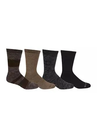 商品Columbia|Space Dye Stripe Crew Socks   4 Pack,价格¥98,第1张图片