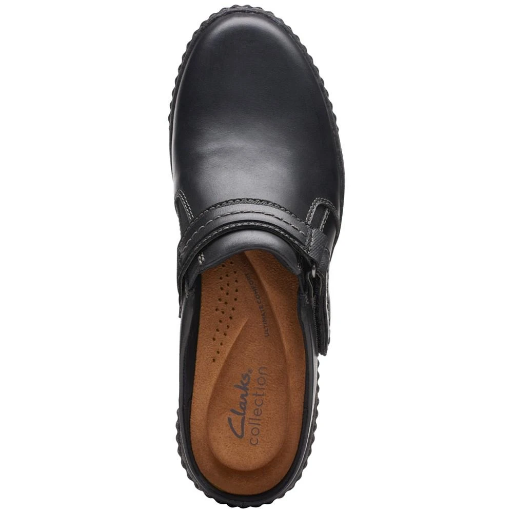 商品Clarks|Women's Caroline May Top-Stitched Strapped Clogs,价格¥404,第4张图片详细描述