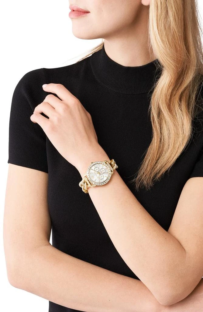 商品Michael Kors|Layton Pavé Chronograph Bracelet Watch, 39mm,价格¥2102,第2张图片详细描述