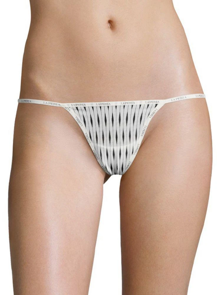 商品La Perla|Two-Tone Thong,价格¥167,第1张图片