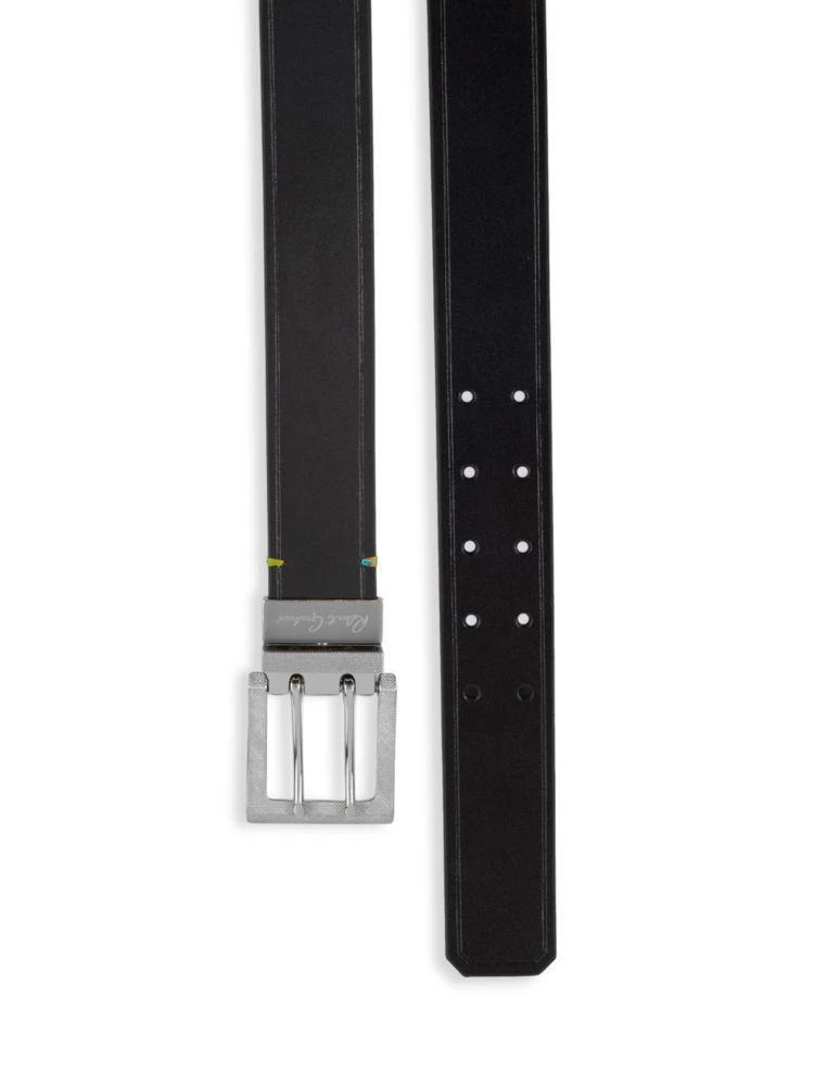商品Robert Graham|Koa Reversible Faux Leather Belt,价格¥160,第2张图片详细描述