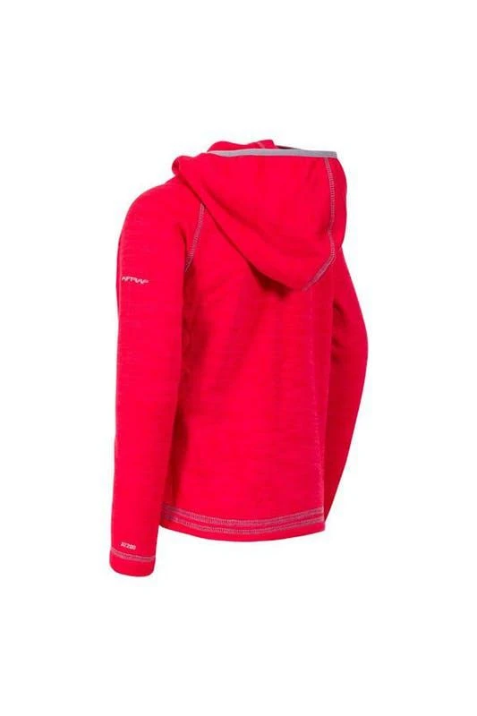 商品Trespass|Trespass Childrens Girls Goodness Full Zip Hooded Fleece Jacket (Raspberry Marl),价格¥213,第2张图片详细描述