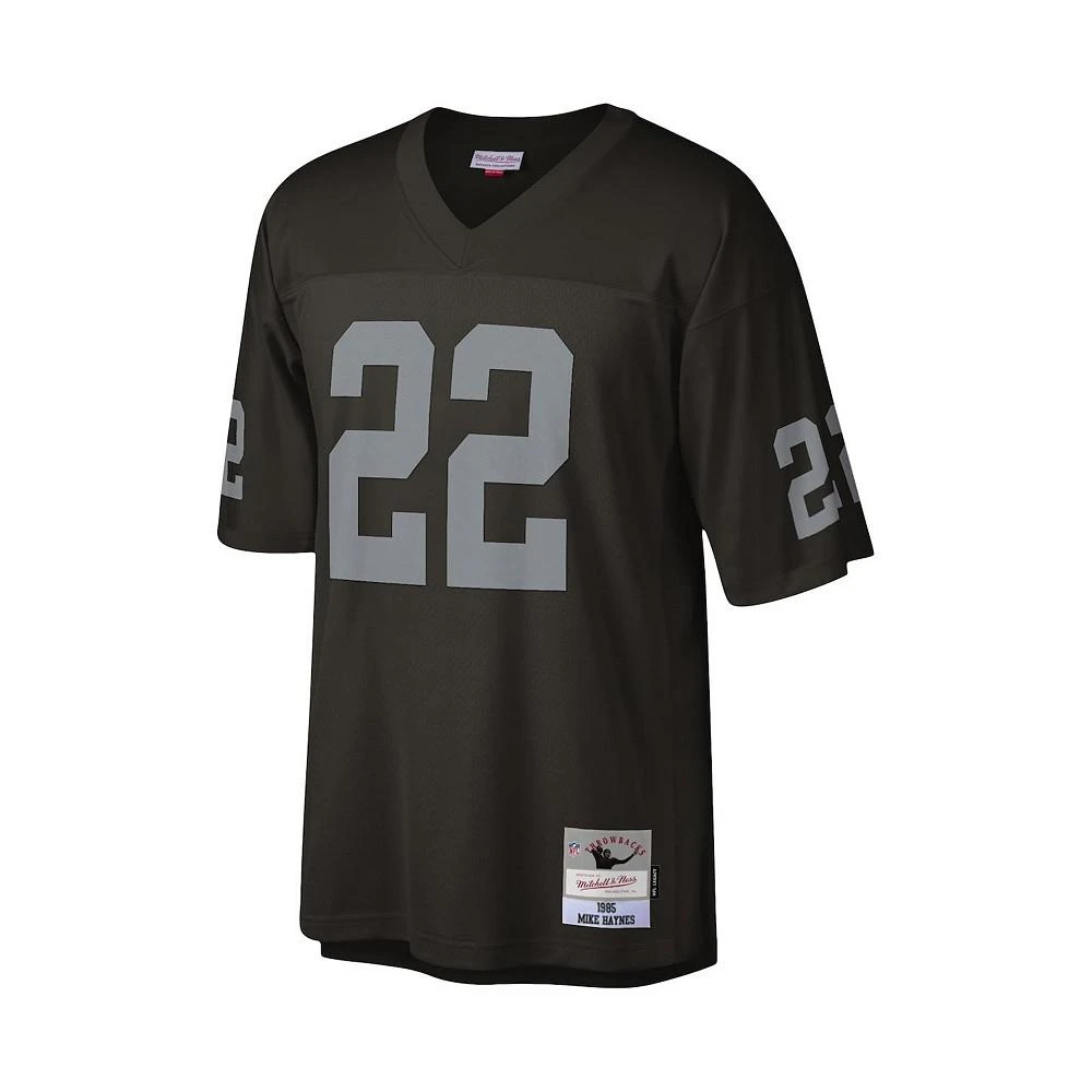 商品Mitchell & Ness|Men's Mike Haynes Black Las Vegas Raiders 1985 Legacy Replica Jersey,价格¥1186,第3张图片详细描述