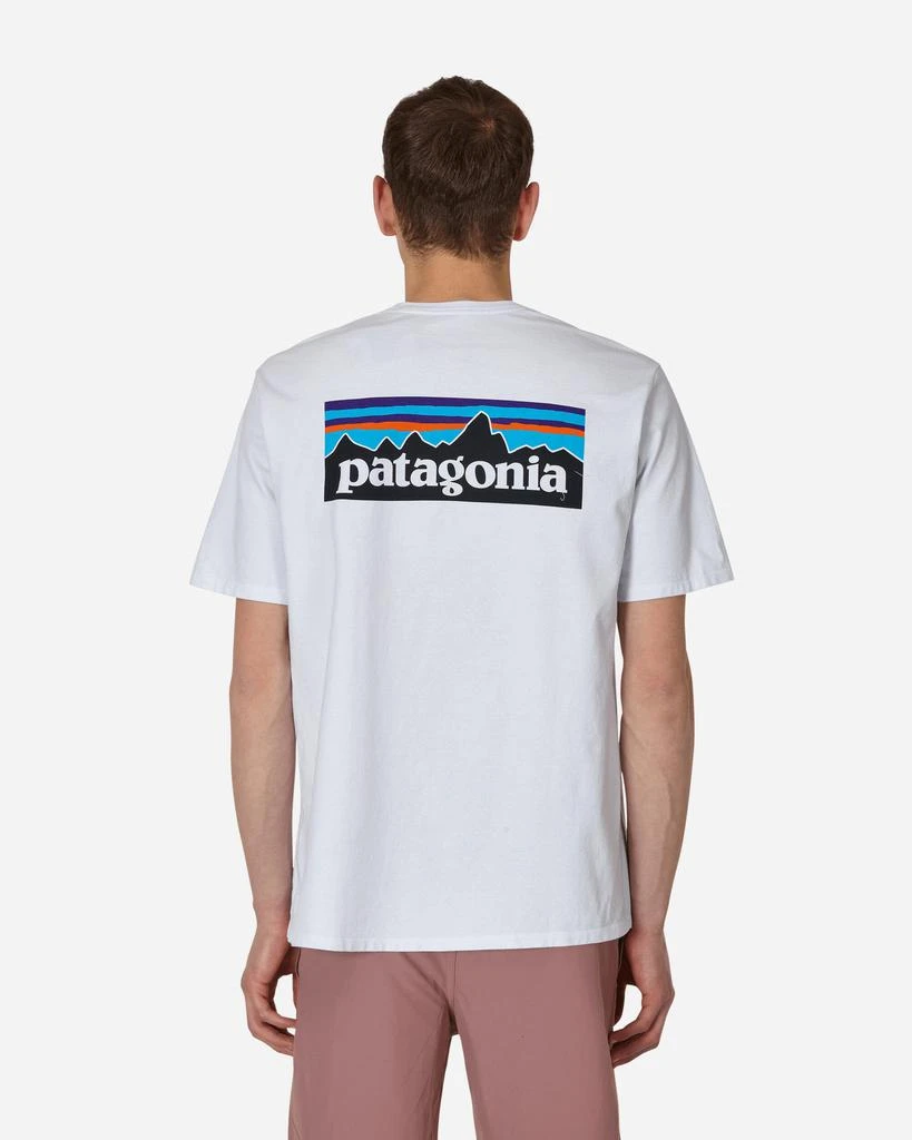 商品Patagonia|P-6 Logo Responsibili T-Shirt White,价格¥325,第3张图片详细描述