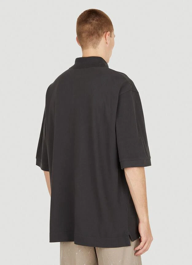 商品Acne Studios|Bubble Logo Polo Shirt in Dark Brown,价格¥1680,第4张图片详细描述