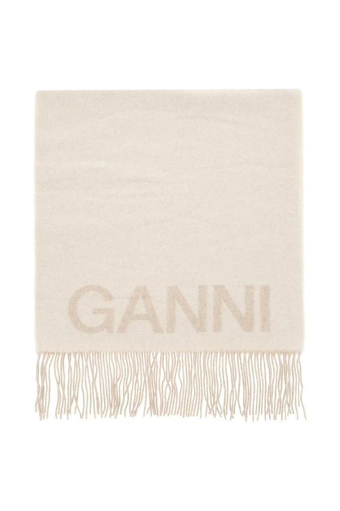 商品Ganni|Ganni Logo Scarf,价格¥588,第1张图片