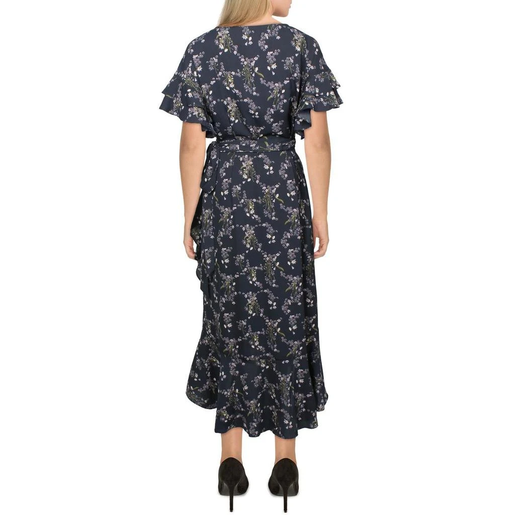 商品Max Studio|Max Studio Womens Floral Hi-Low Wrap Dress,价格¥122,第3张图片详细描述