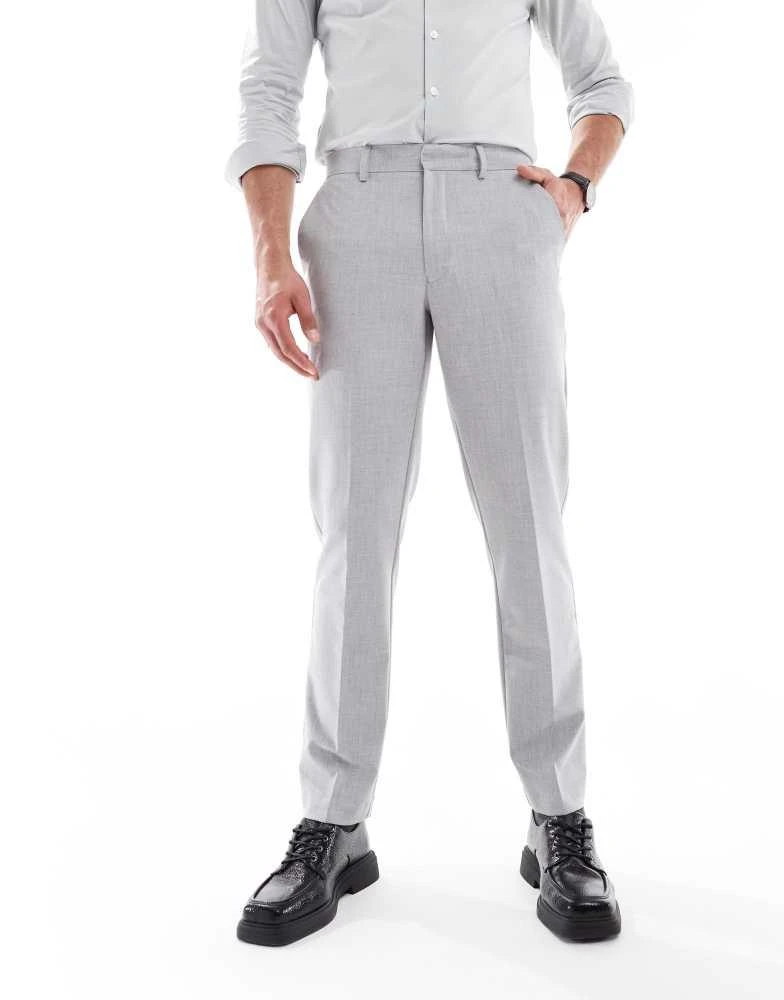 商品ASOS|ASOS DESIGN slim suit trousers in grey,价格¥226,第2张图片详细描述