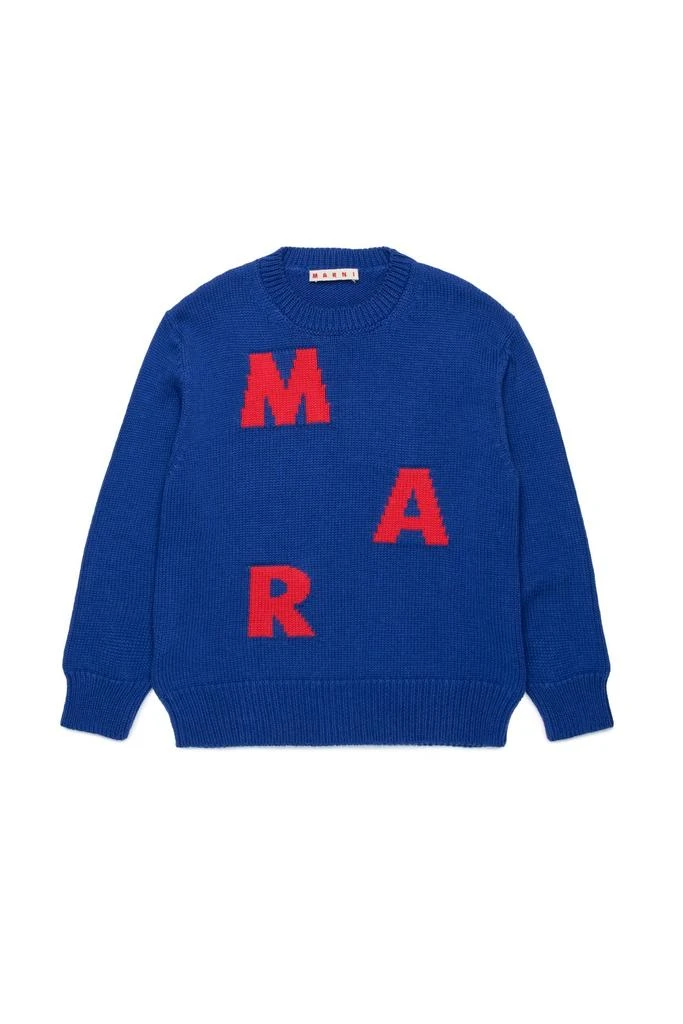 商品Marni|Marni Kids Long-Sleeved Crewneck Jumper,价格¥1098,第1张图片